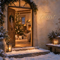 Christliche Weihnachtskarte „Merry CHRISTmas“